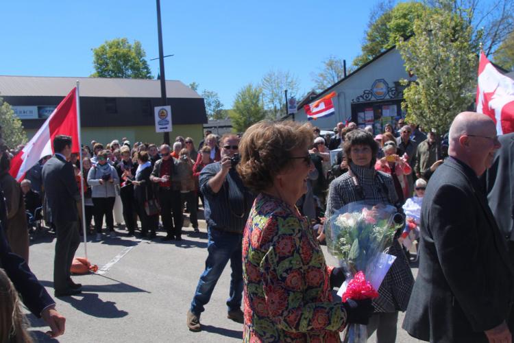 Princess Margiet at Liberation Memorial Park May 14, 2017